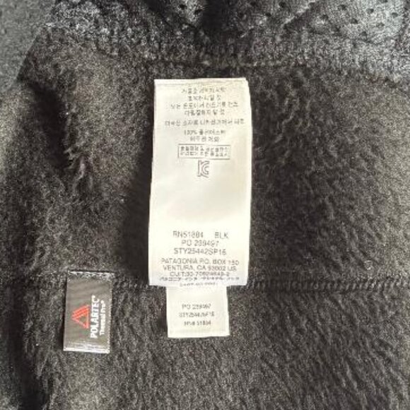 Patagonia Re-Tool Snap-T® Black Fleece Pullover - Picture 6 of 6